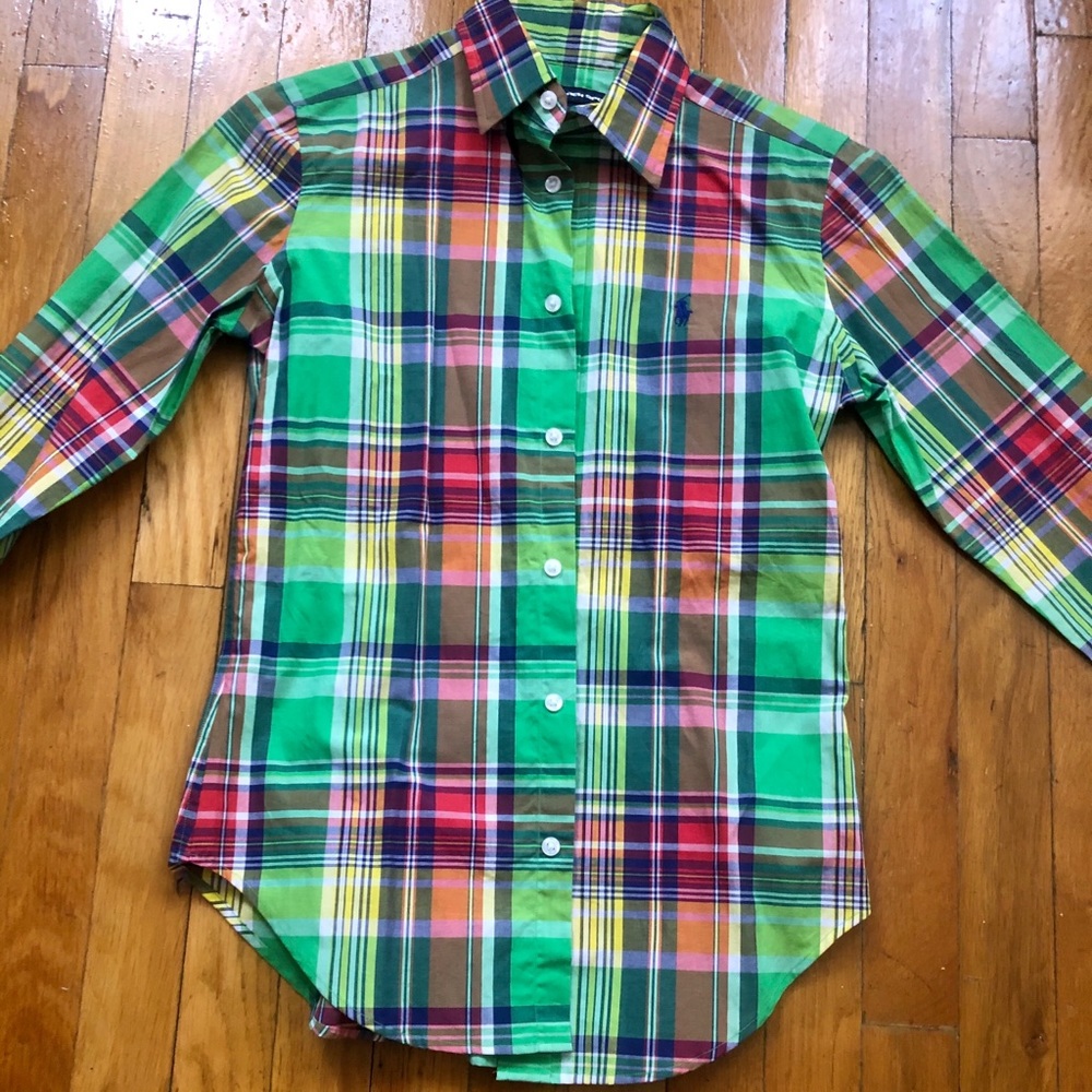Ralph Lauren Sport Plaid Button Down